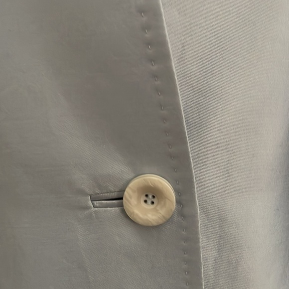 Adrienne Vittadini beautiful blue satin jacket. Size 6 NWT - Picture 2 of 8